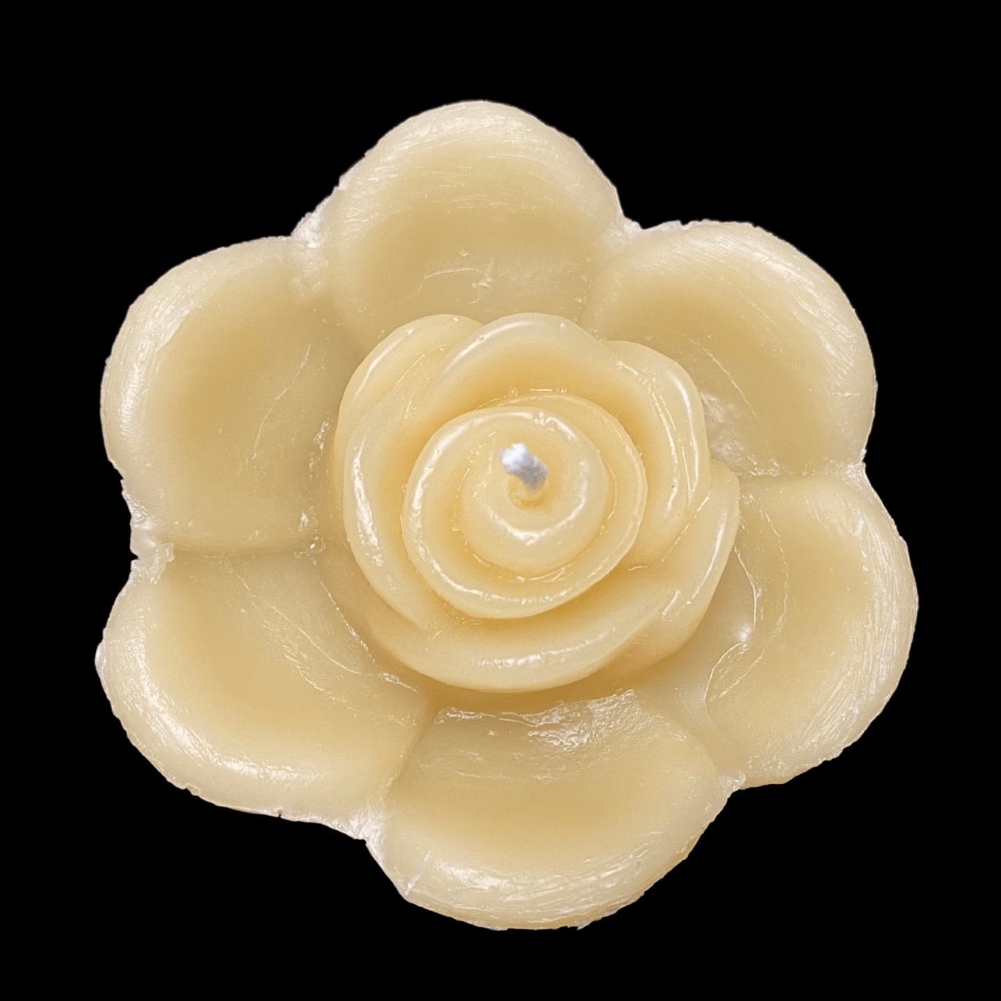 Rose Bud Floating Candle - Cappings Beeswax