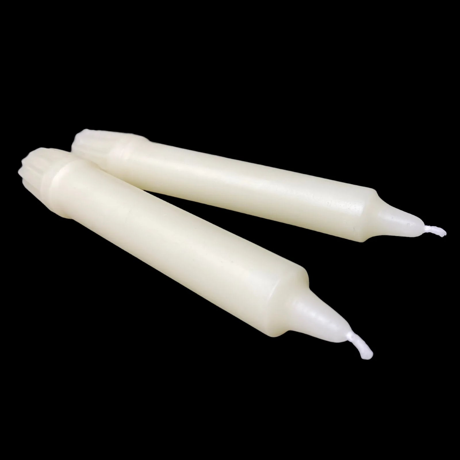 6 Inch Colonial Tapers - White Beeswax