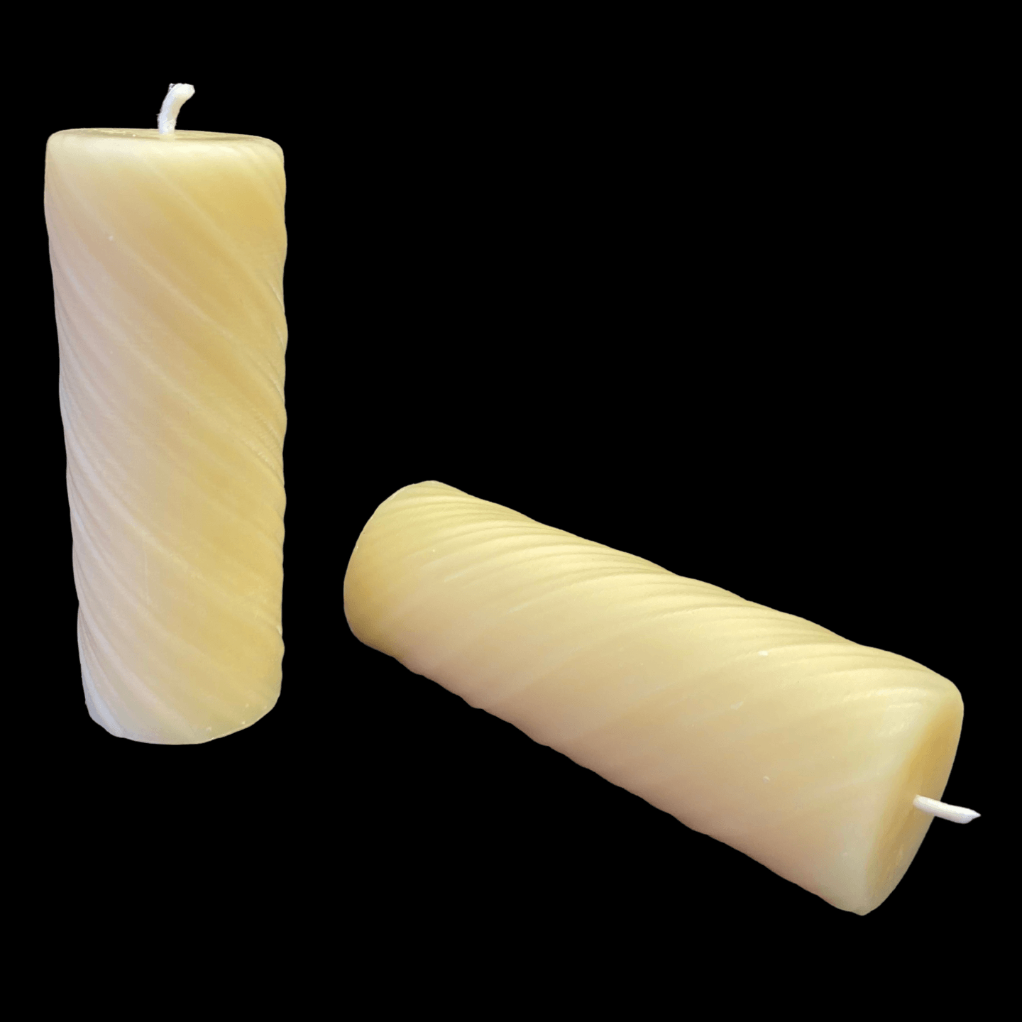 Swirl Pillar Candles
