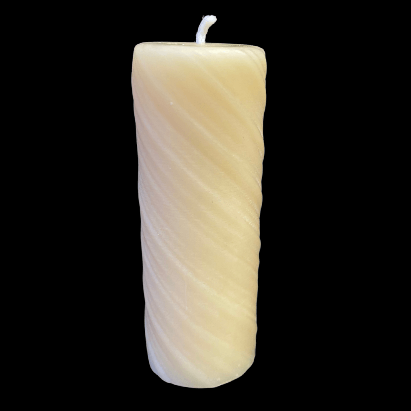 Cappings Beeswax Swirl Pillar Candle