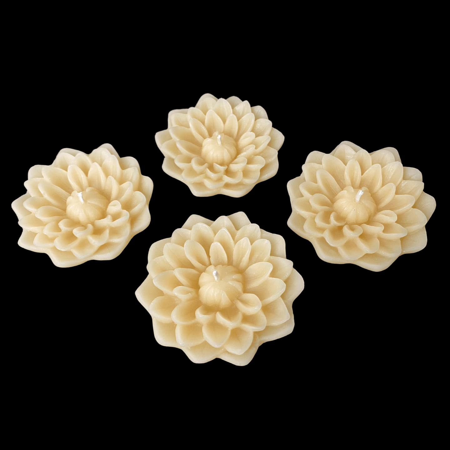 Dahlia Floating Candle - Cappings Beeswax