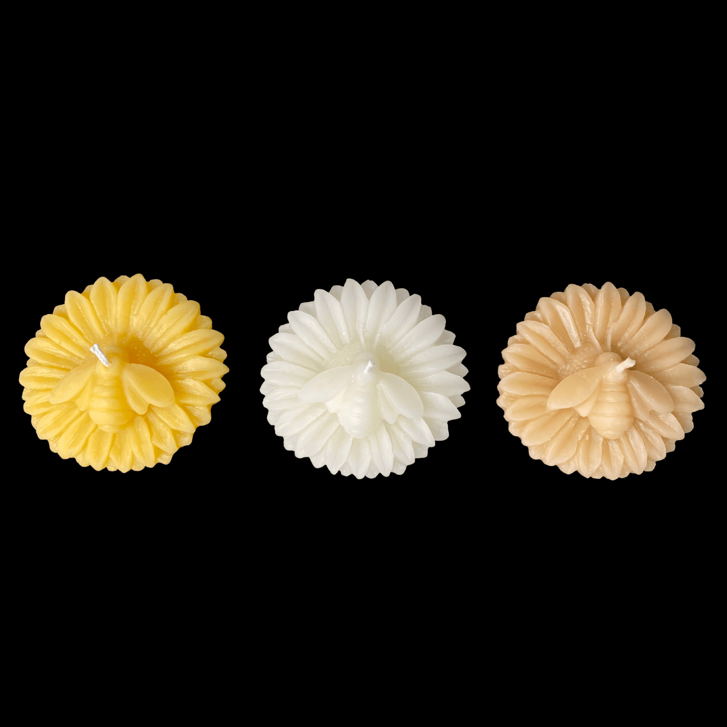 Bee on a Sunflower Candle