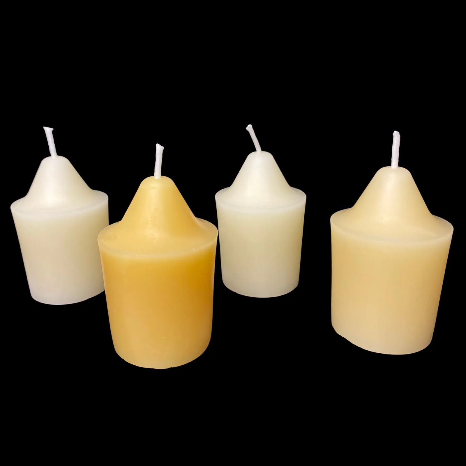 Pointed Top Beeswax Votives
