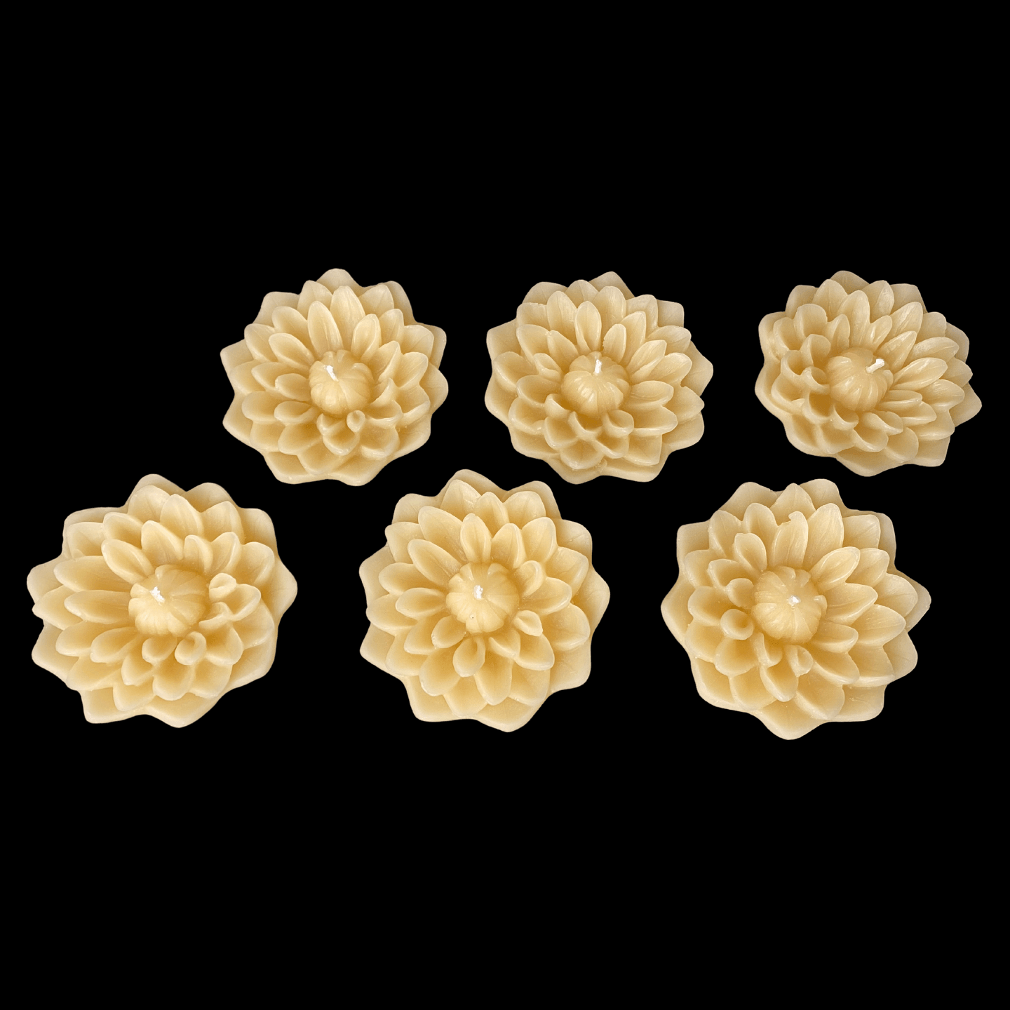 Dahlia Floating Candle - Cappings Beeswax