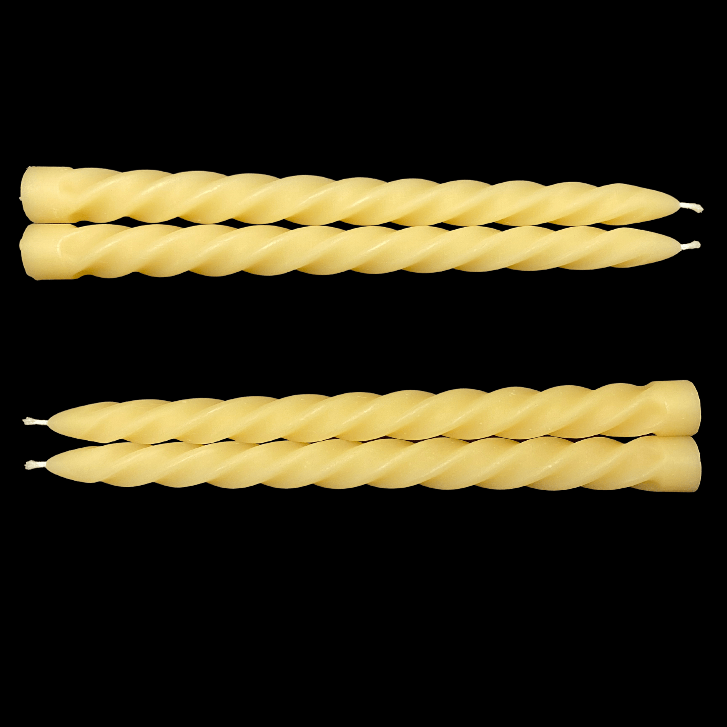 Large Spiral Taper Candles - Cappings Beeswax