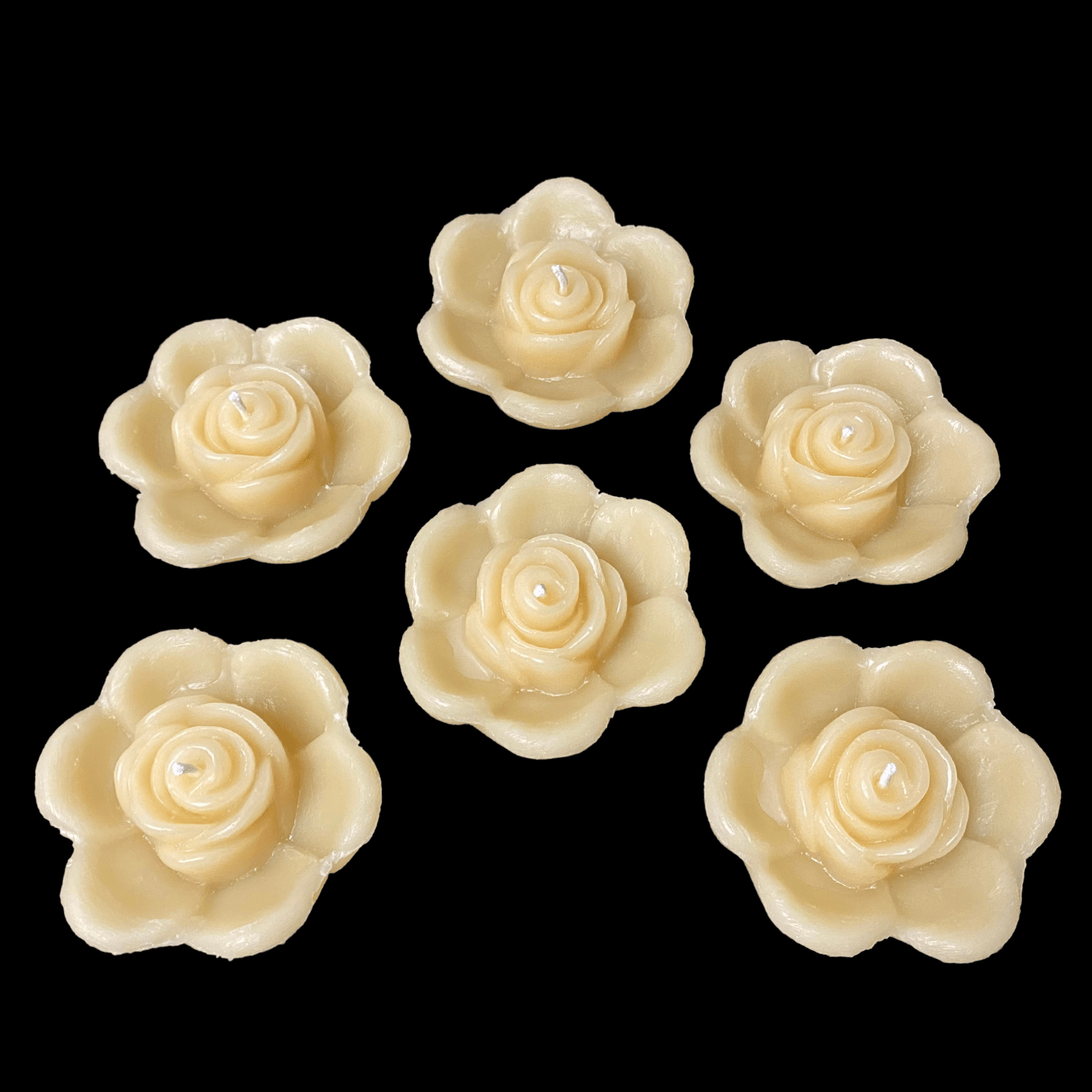 Rose Bud Floating Candle - Cappings Beeswax