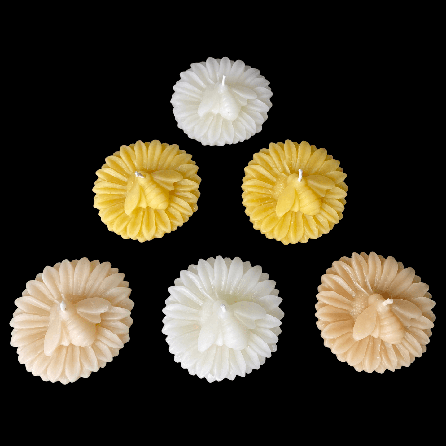 Bee on a Sunflower Candle