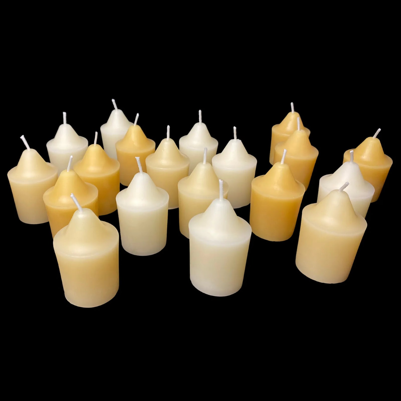 Pointed Top Beeswax Votives