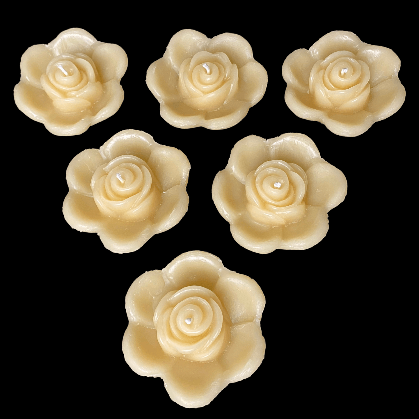 Rose Bud Floating Candle - Cappings Beeswax