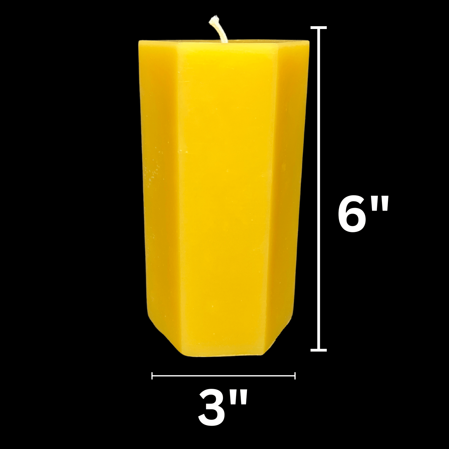 Hexagon Pillar Candles