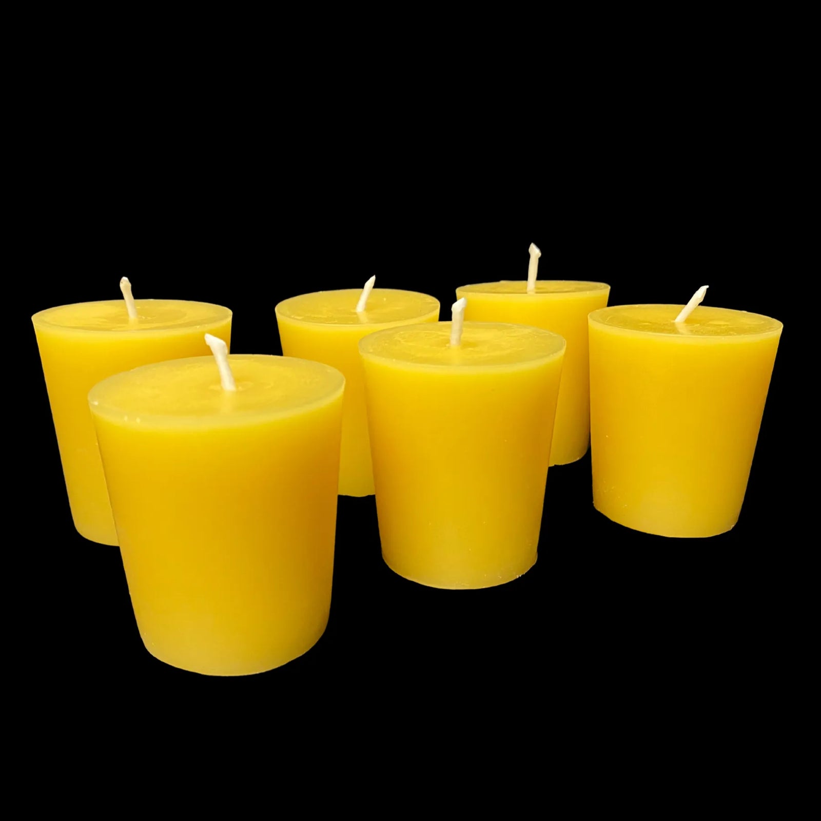 Large Beeswax Votives - Yellow Beeswax