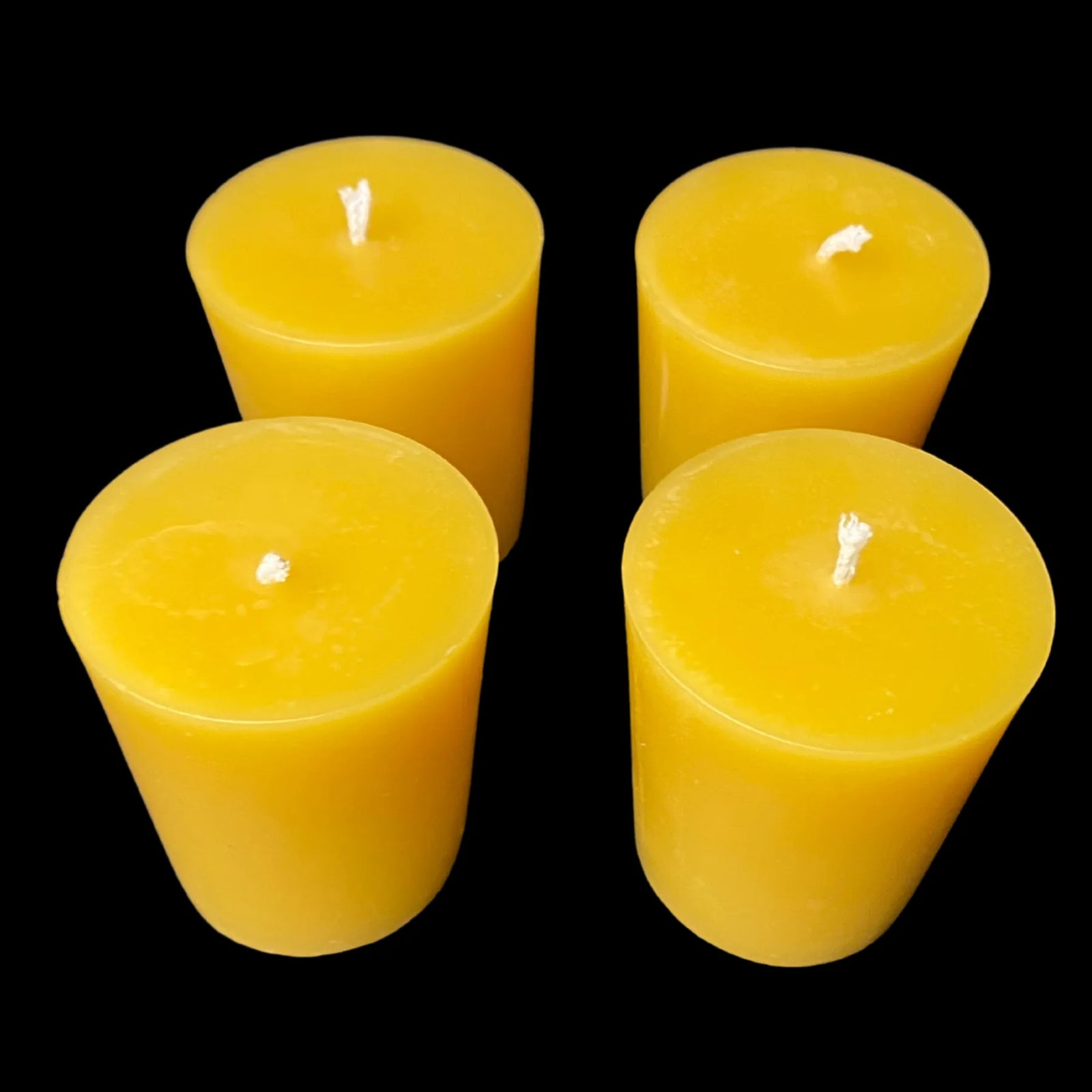 Large Beeswax Votives - Yellow Beeswax