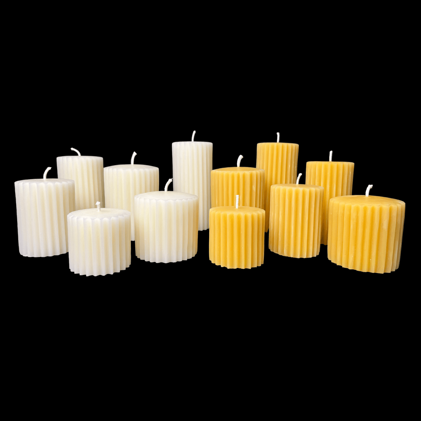 Fluted Pillar Candles