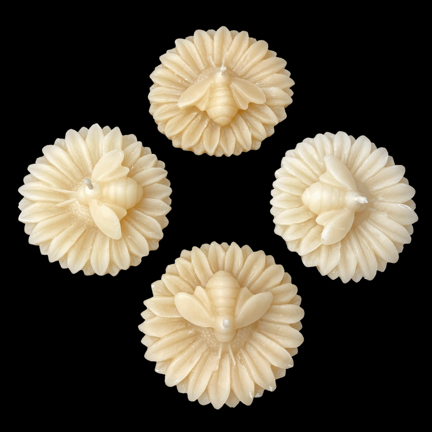 Bee on a Sunflower Candle