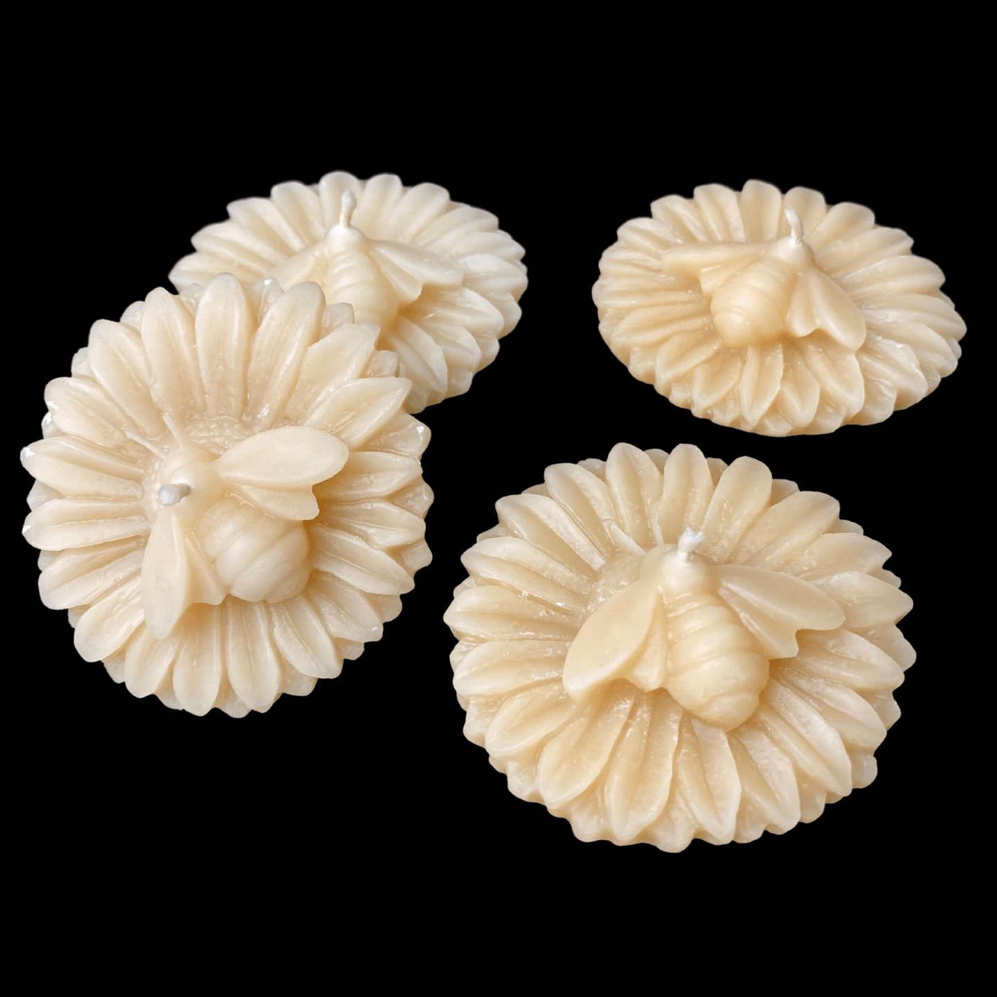 Bee on a Sunflower Candle