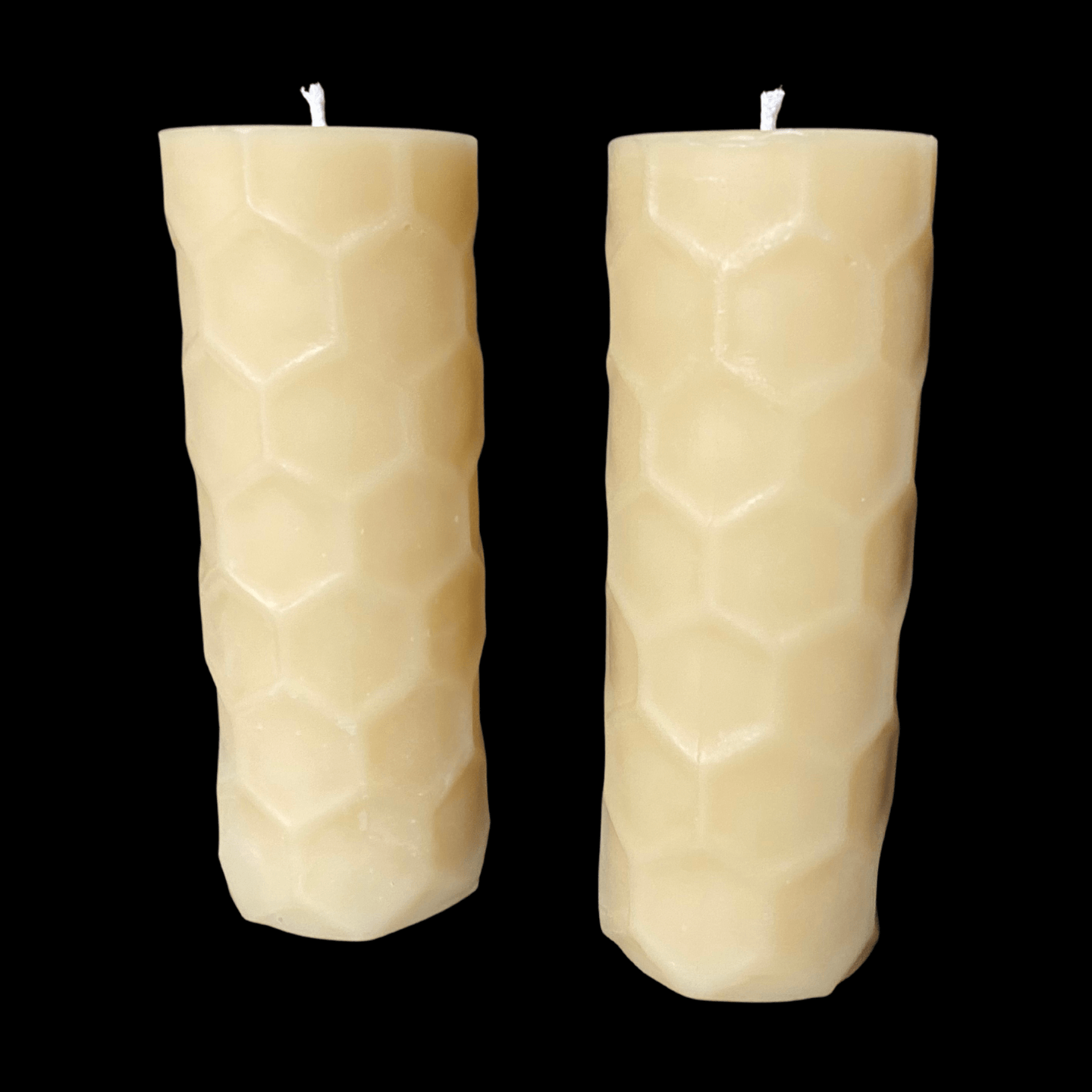 Cappings Beeswax Hexagon Pattern Pillar Candle