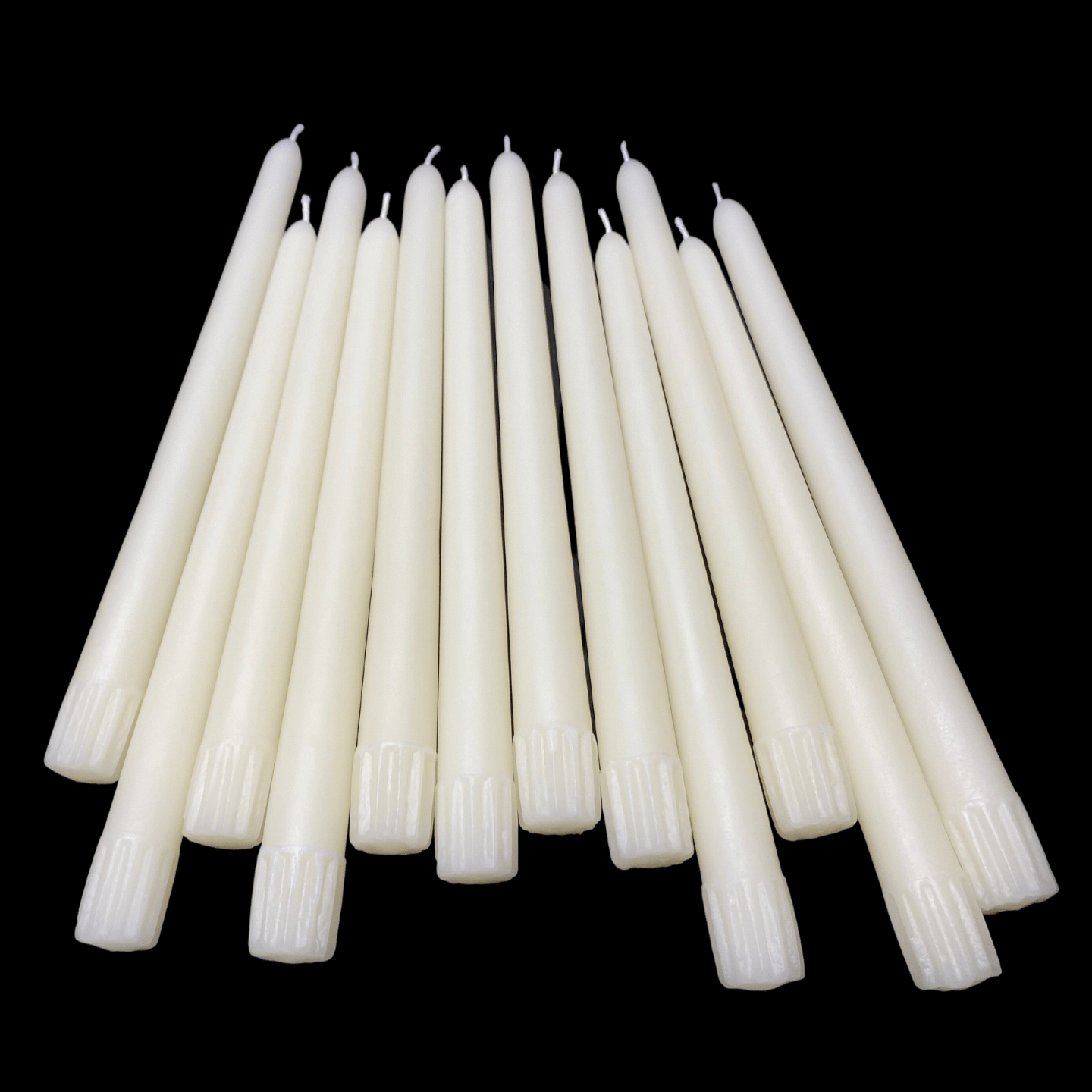 10" Classic Taper Candles - White Beeswax
