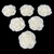 Rose Candle - White Beeswax