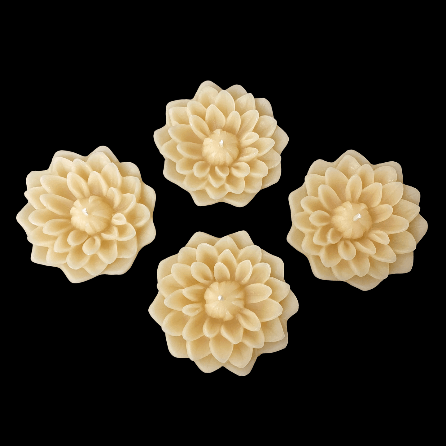 Dahlia Floating Candle - Cappings Beeswax