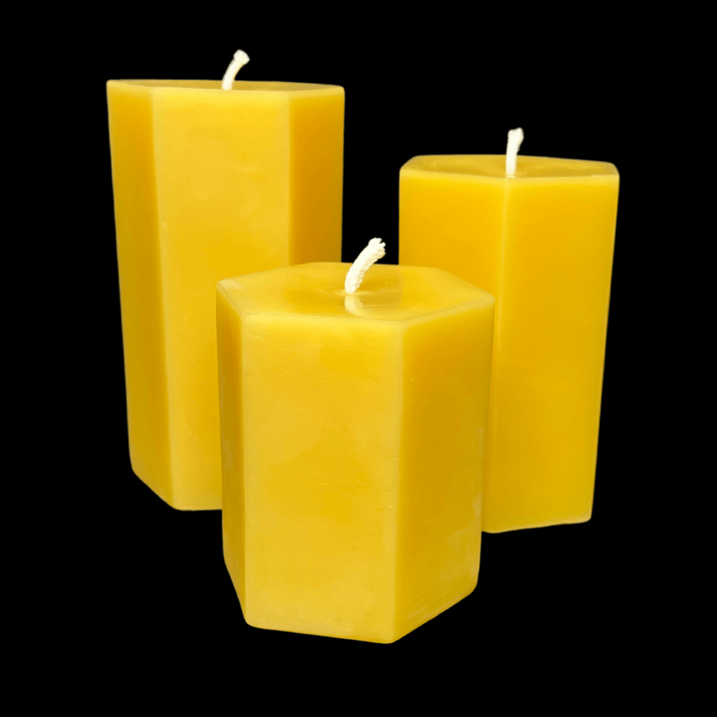 Hexagon Pillar Candles