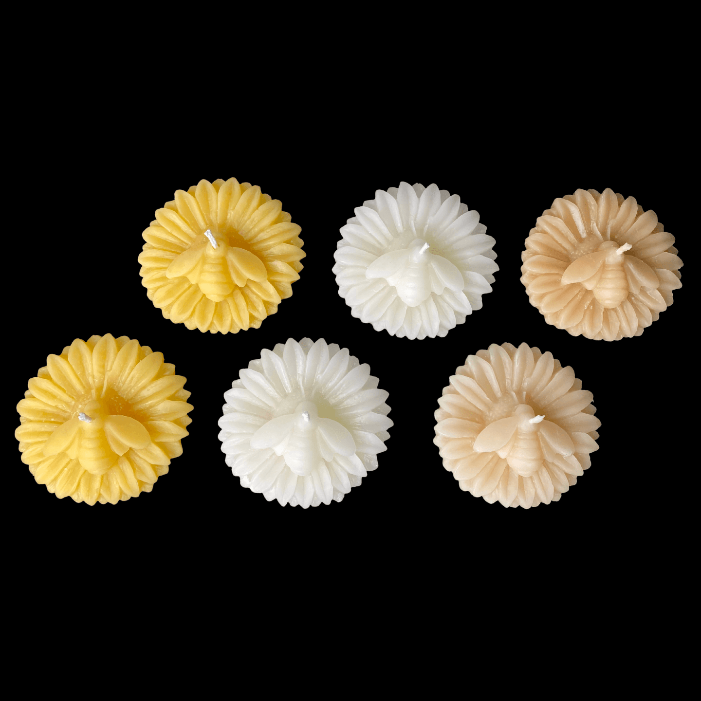 Bee on a Sunflower Candle