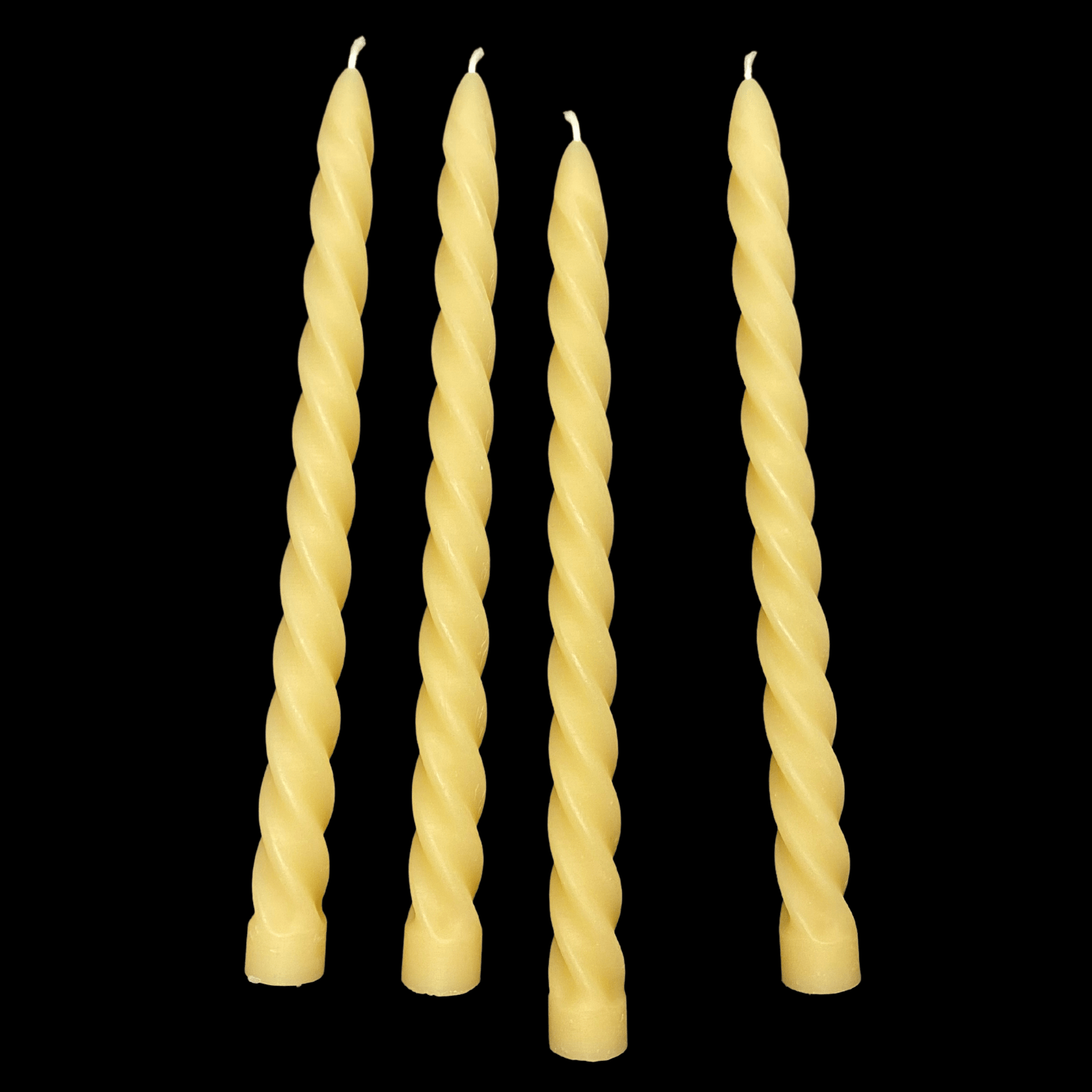 Large Spiral Taper Candles - Cappings Beeswax