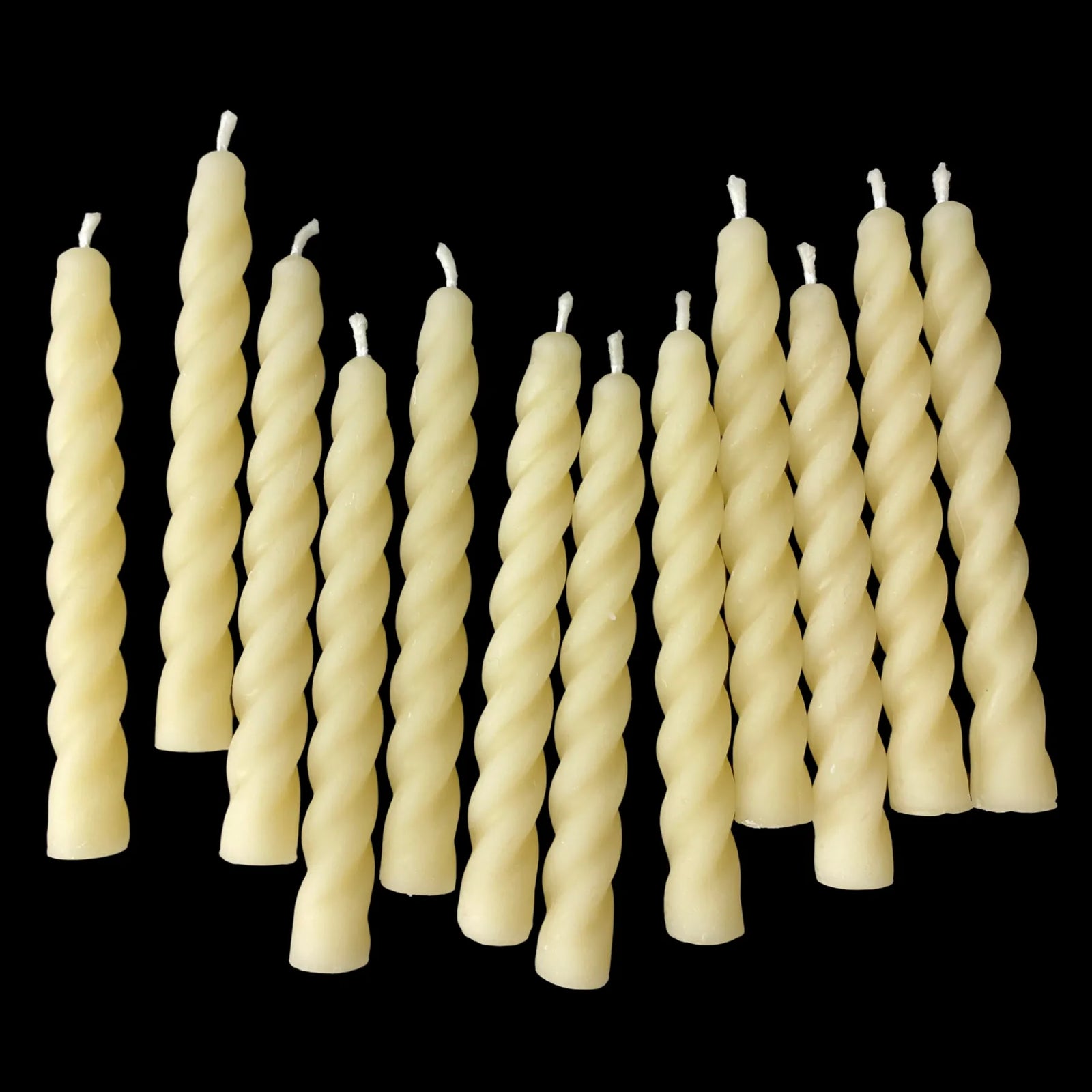 Small Spiral Tapers - Cappings Beeswax