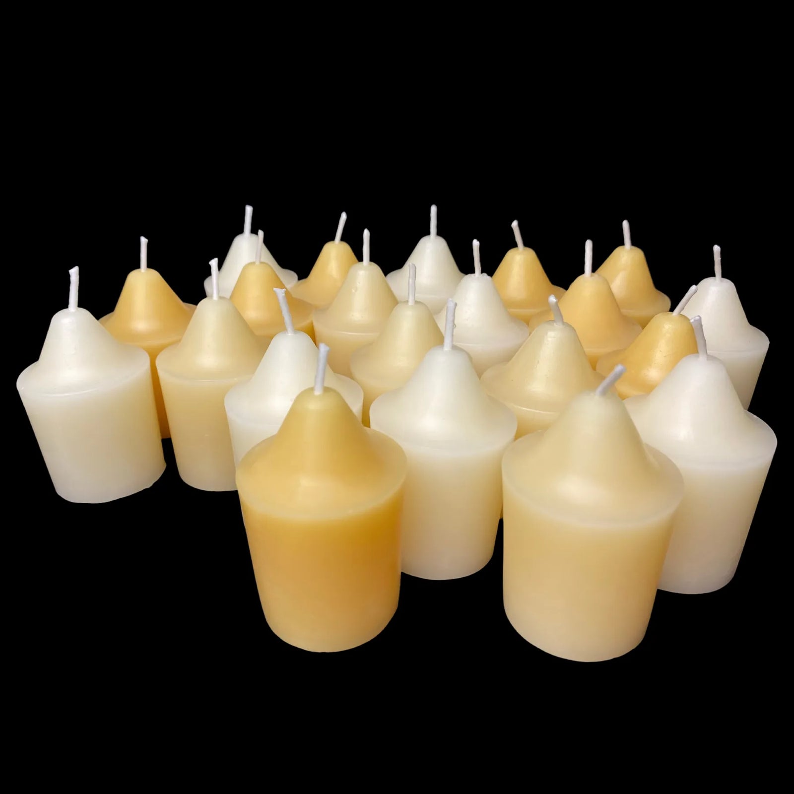 Pointed Top Beeswax Votives