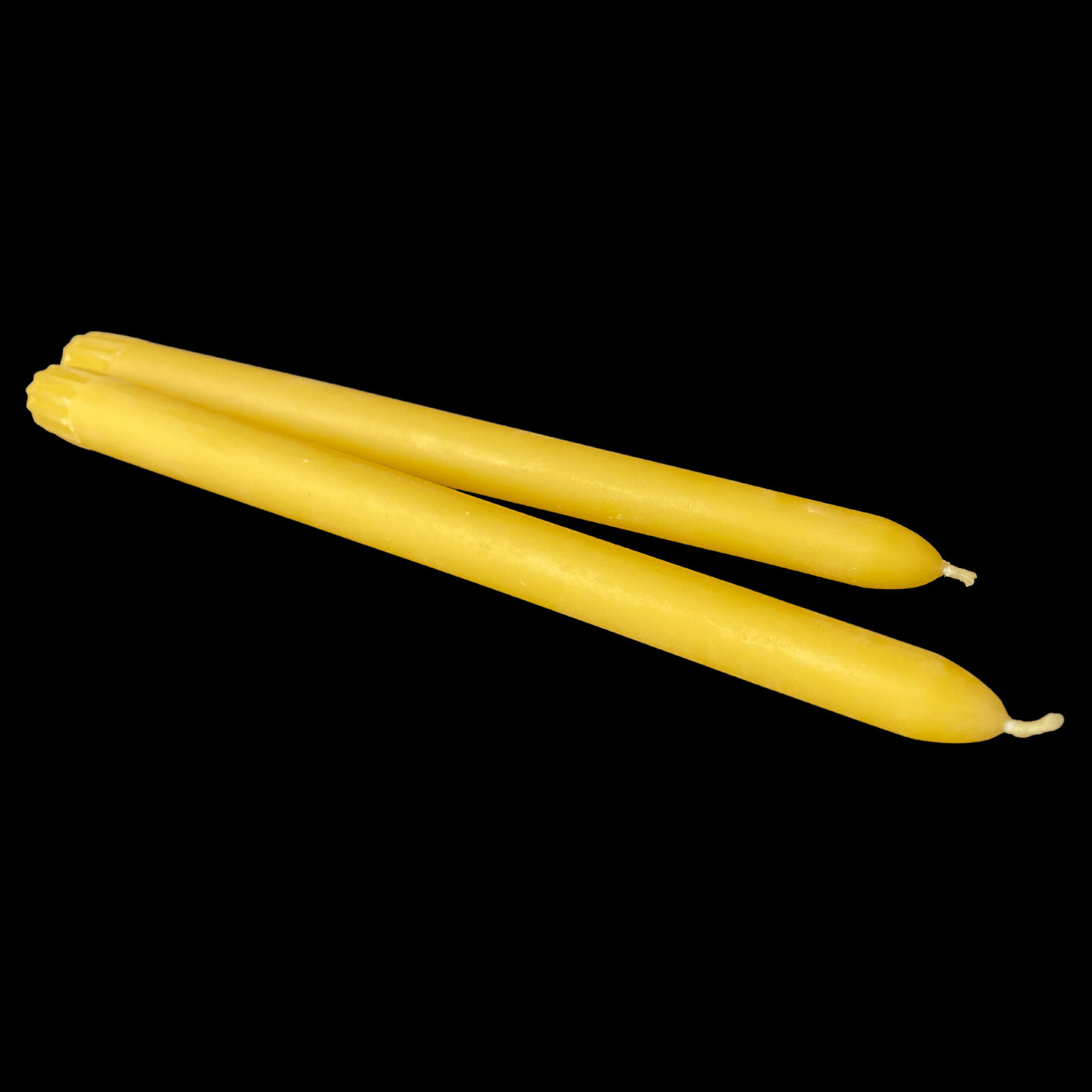 10" Classic Taper Candles - Yellow Beeswax