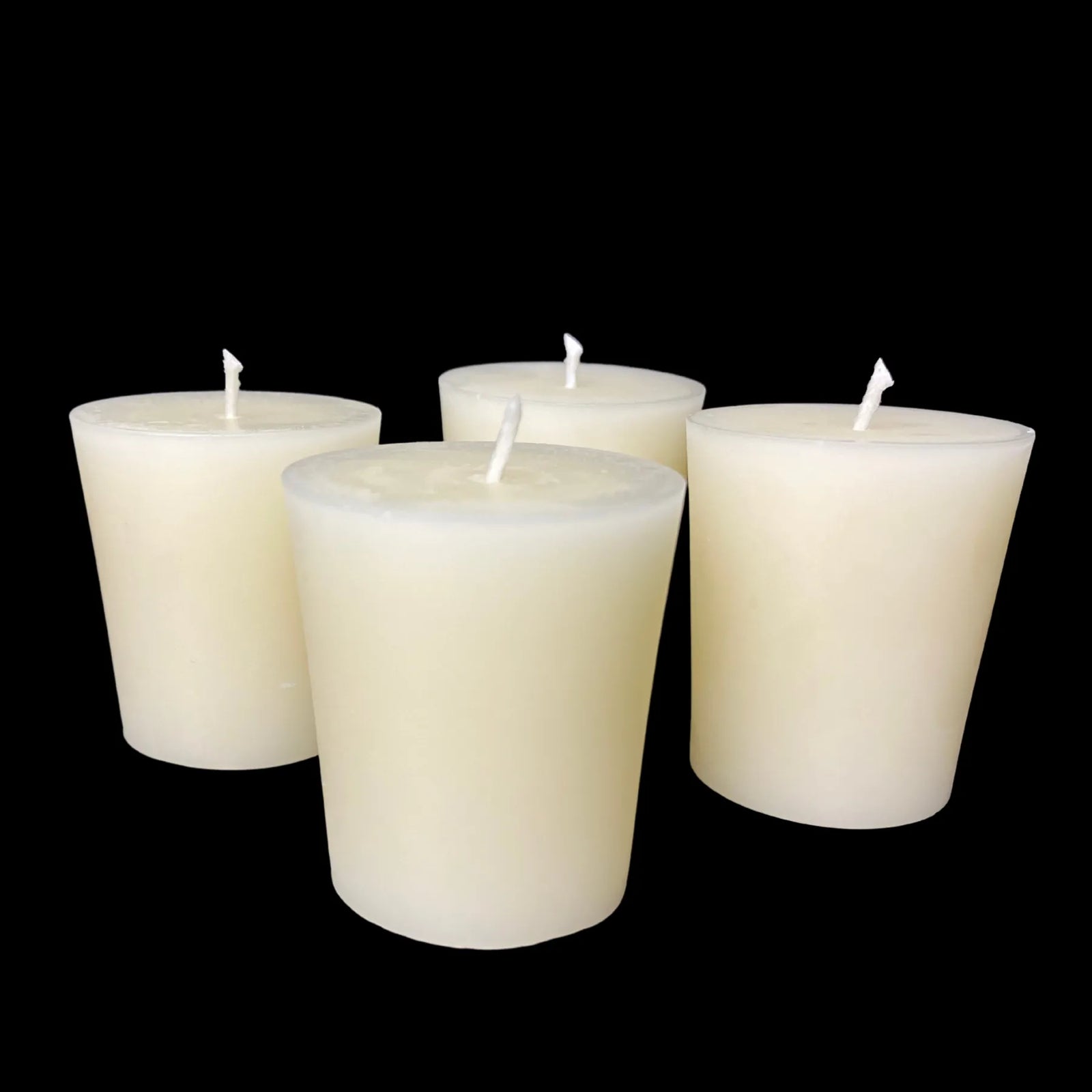 Large Beeswax Votives - White Beeswax