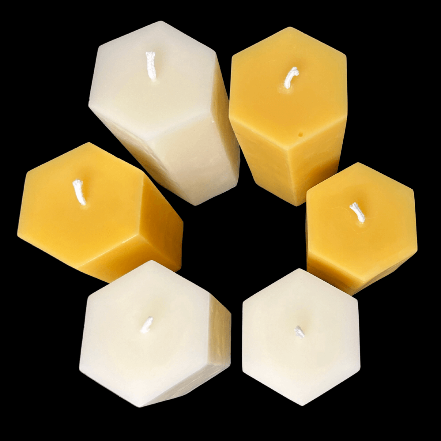 Hexagon Pillar Candles