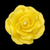 Rose Candle - Yellow Beeswax