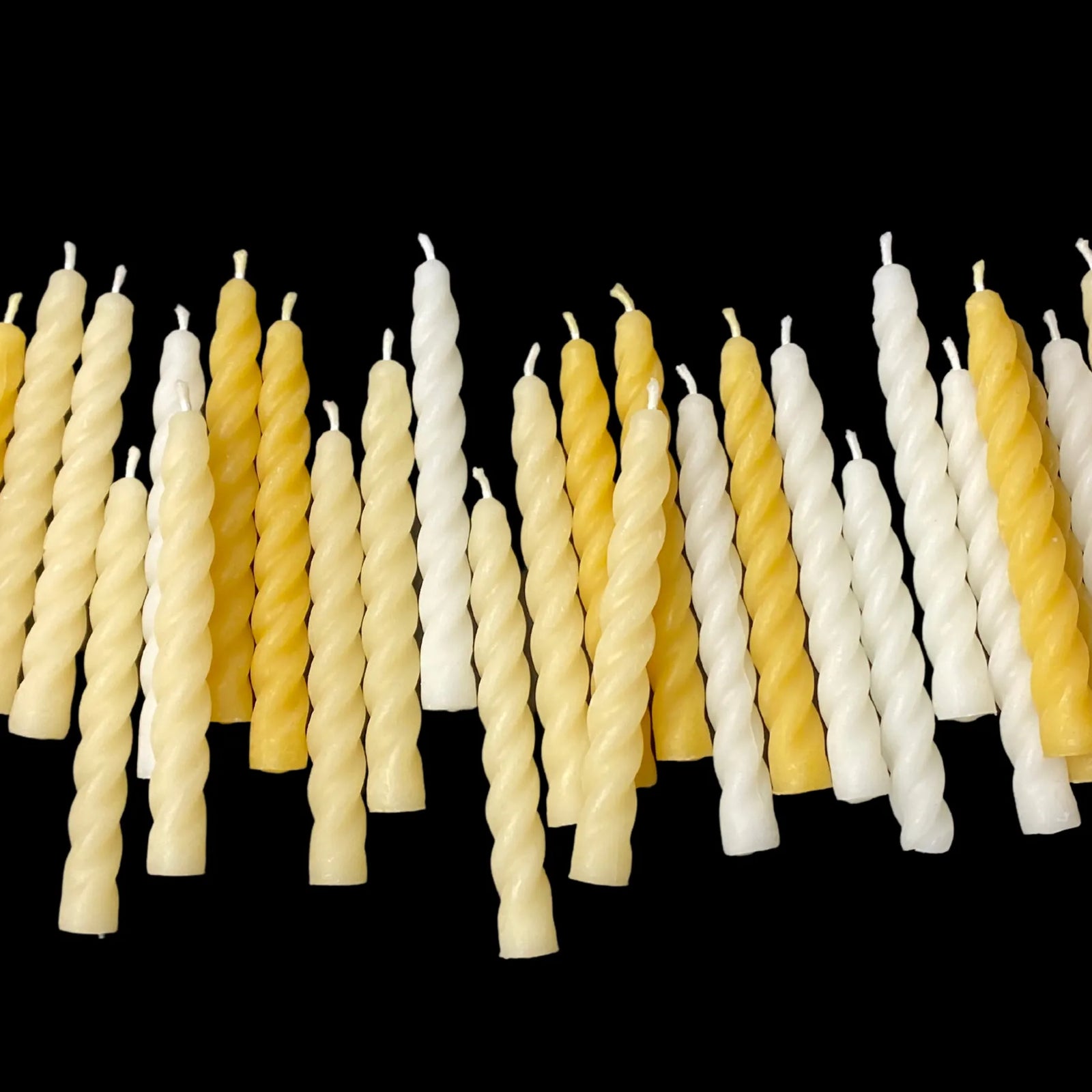 Small Spiral Tapers - Cappings Beeswax