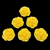 Rose Candle - Yellow Beeswax