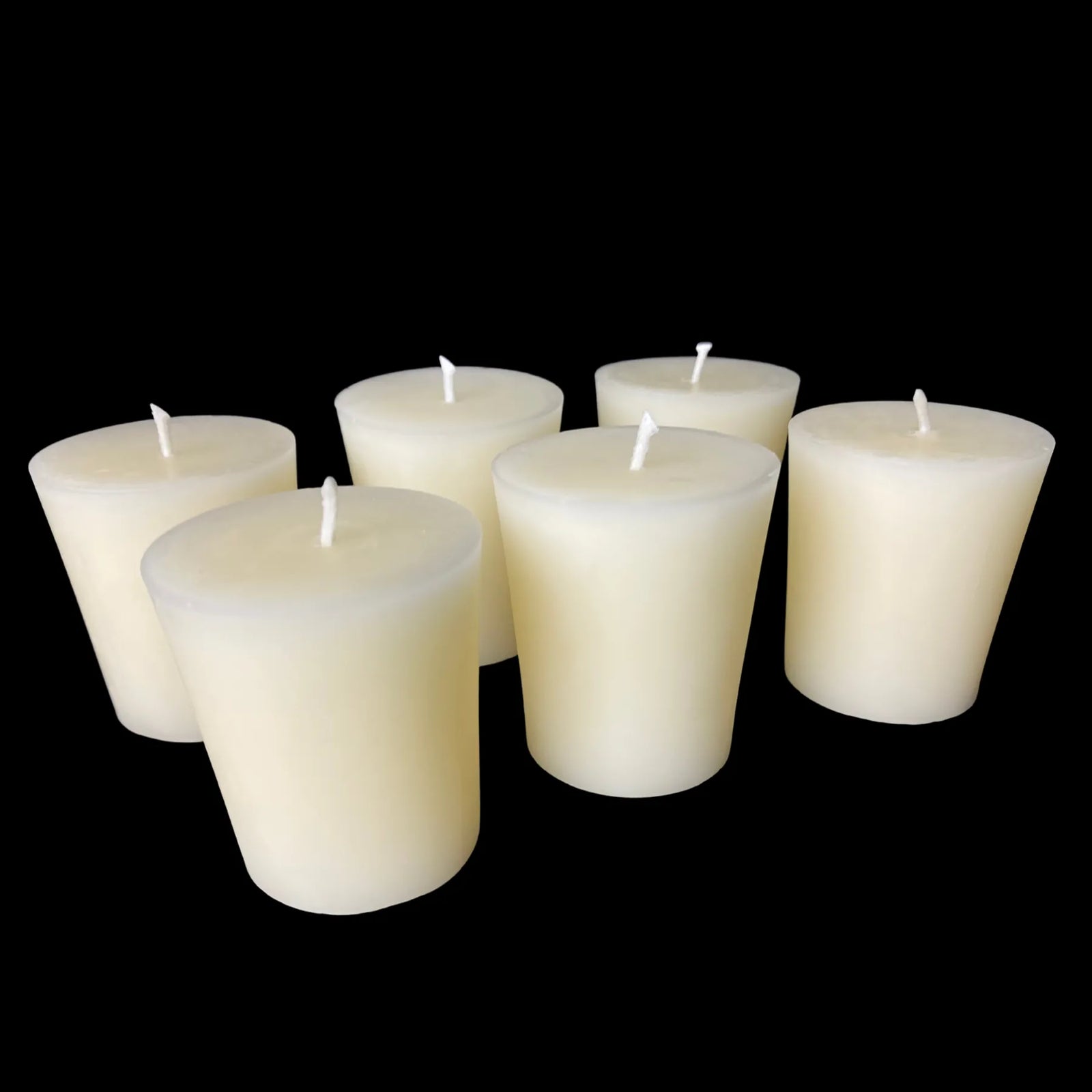 Large Beeswax Votives - White Beeswax