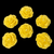 Rose Candle - Yellow Beeswax