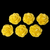Rose Candle - Yellow Beeswax