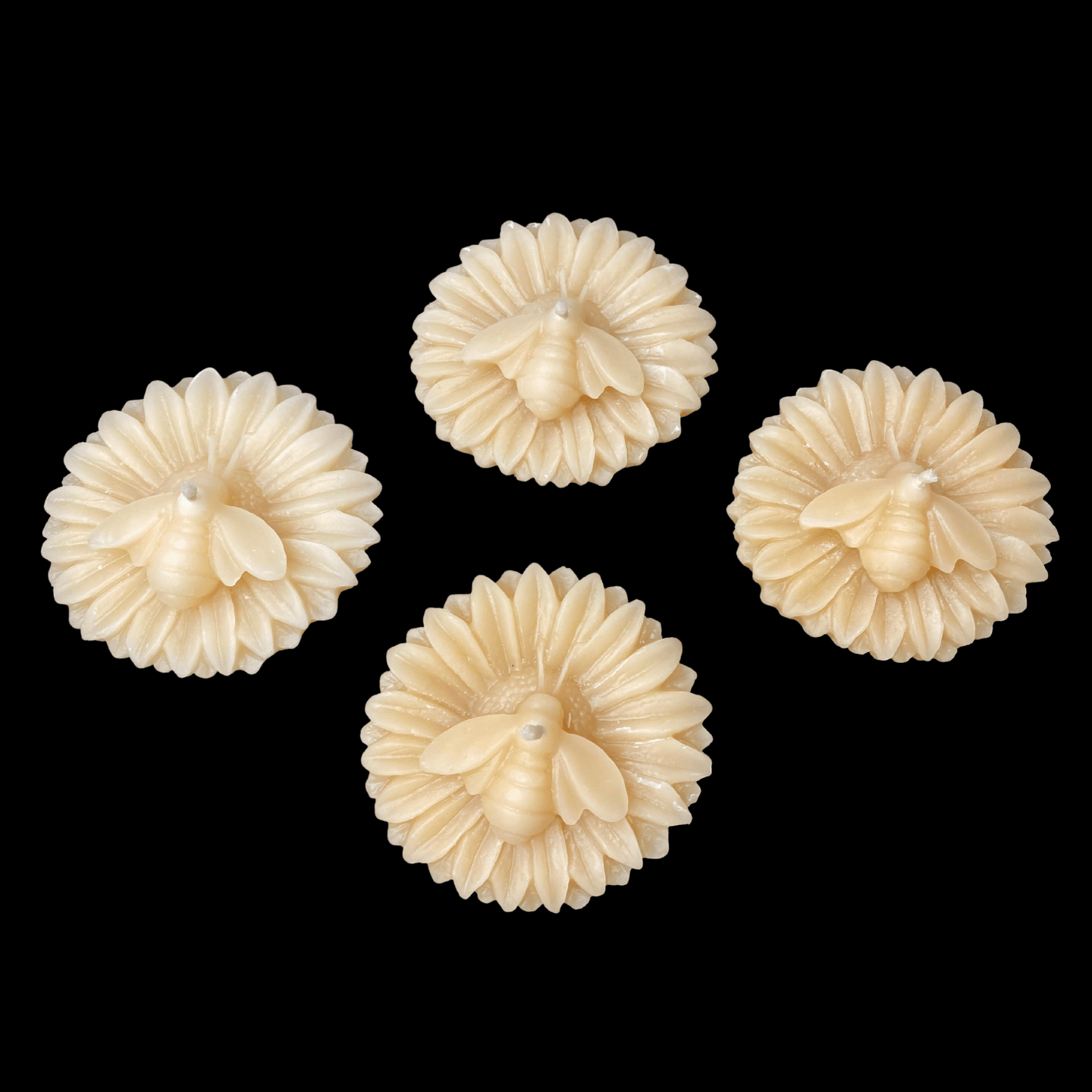 Bee on a Sunflower Candle