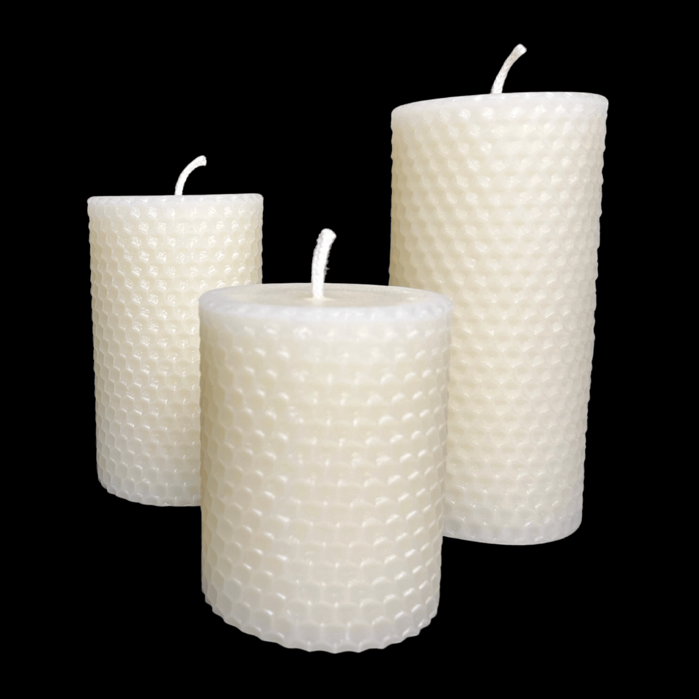 Honeycomb Pillar Candles