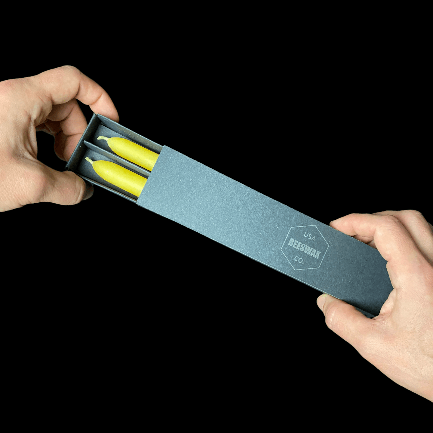 10" Classic Taper Candles - Yellow Beeswax