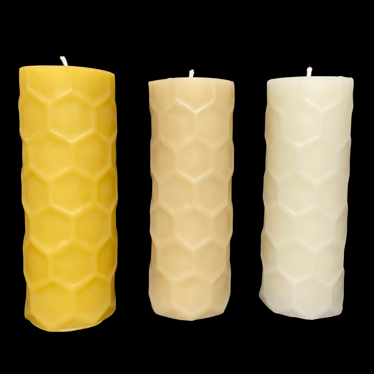 Hexagon Design Pillar Candles