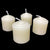 Small Beeswax Votives -  White Beeswax