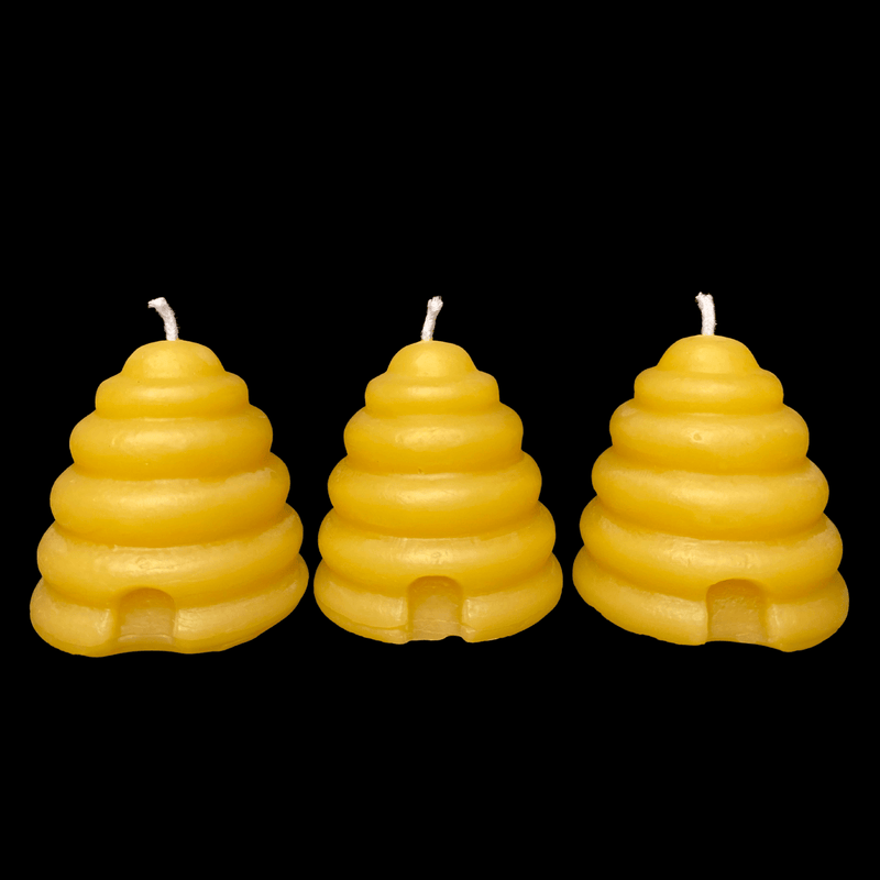Small Bee Skep - Yellow Beeswax