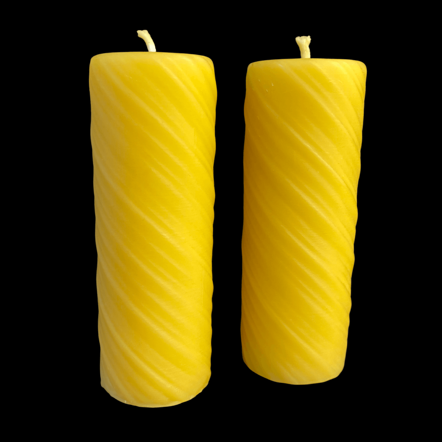Swirl Pillar Candles