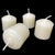 Small Beeswax Votives -  White Beeswax
