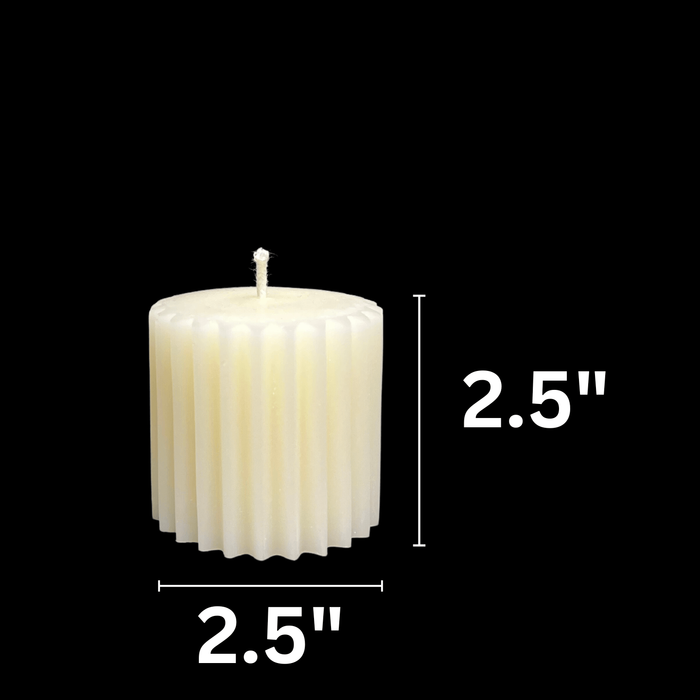 Fluted Pillar Candles
