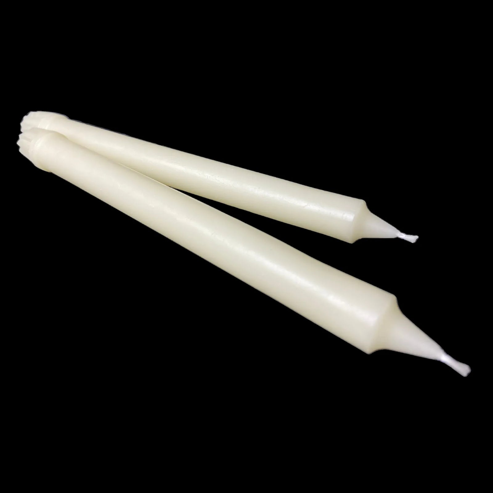 10" Colonial Tapers - White Beeswax