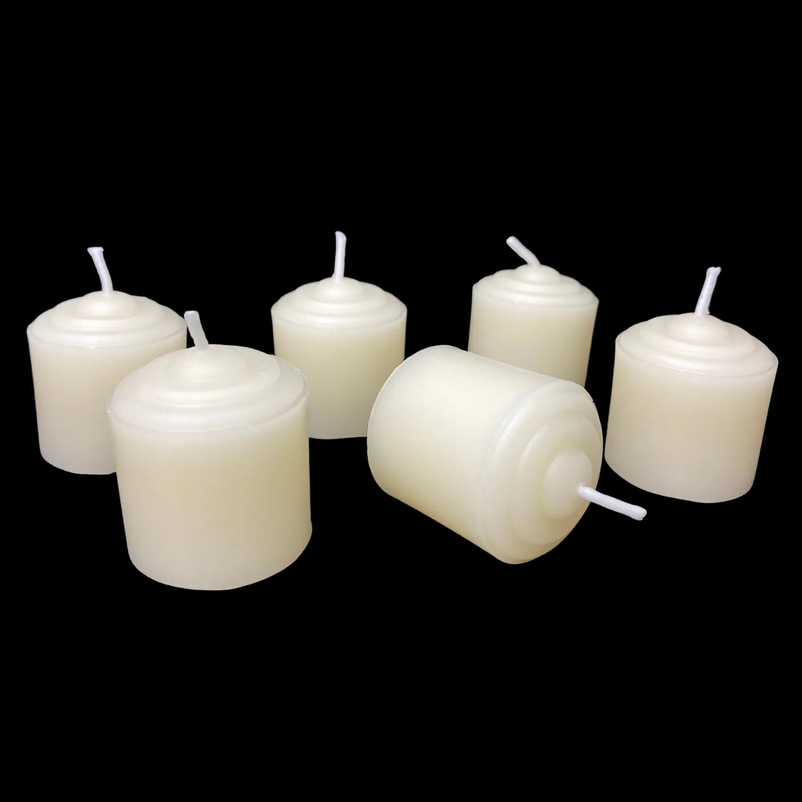 Small Beeswax Votives -  White Beeswax