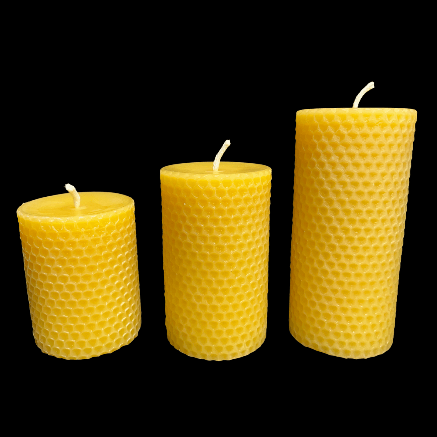 Honeycomb Pillar Candles