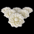 Dahlia Floating Candle - White Beeswax